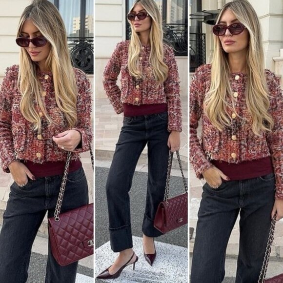 ZARA STRUCTURED KNIT CARDIGAN - Picture 2 of 6